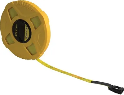 Productafbeelding van Stanley Tools - Glasvezel meetlint met afgesloten behuizing, 30 meter / 100 voet