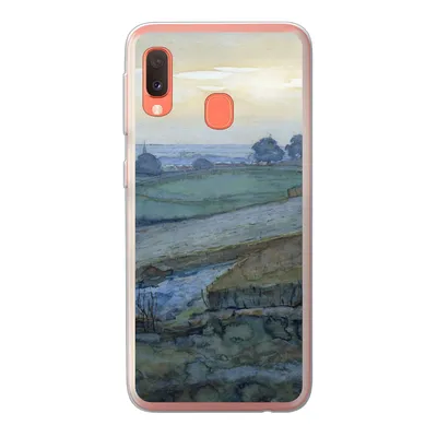 Produktbild von MuchoWow® Handyhülle Schutzhülle Hülle für Samsung Galaxy A20e Landschaft bei Arnheim - Piet Mondrian Silikon Softcase Handy Hülle - Abdeckung