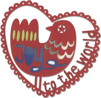 Zdjęcie produktu dla Sizzix | Wykrojnik Thinlits „Joy to the world”