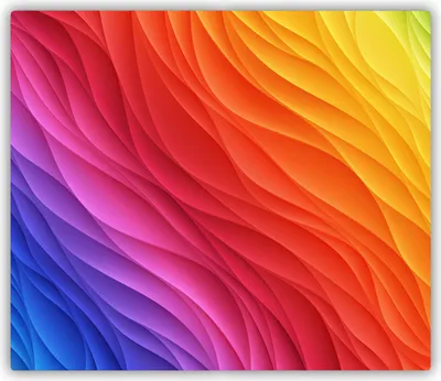 Produktbild von Tulup Glas Herdabdeckplatte Glaskeramikkochfeld-Abdeckung Spritzschutz Glasabdeckplatte Kochplattenabdeckung und Schneidebrett - Einteilig - 60x52 cm Bunte Wellen
