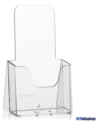 Produktbild von Prospektständer DL 2er Set Tisch Flyerhalter Acryl transparent DIN lang