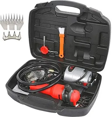 Obrázek produktu pro 220V 750W Elektrický stříhací strojek na ovce a kozy Stroj na stříhání ovcí a koz Chov zvířat Holení kartáčování Vlna Trimmer 2400r/min