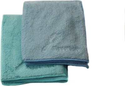 Immagine prodotto di TUPPERWARE FaserPro Panno di pulizia senza polvere azzurro + menta in materiale riciclato + Panno di risciacquo