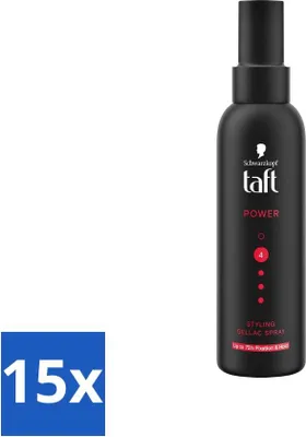 Obrázek produktu pro Taffeta - Power 4 - Stylingový gel ve spreji - 150 ml - hodnotné balení - 15 kusů