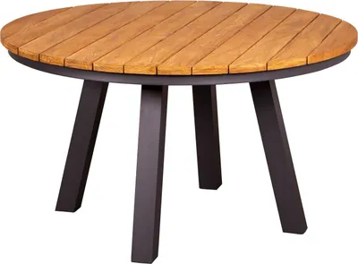 Produktbild von deVries Teakholz-Gartentisch Vermont - ø 130 cm