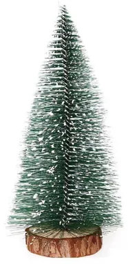 Image de Arbre de Noël artificiel, mini, 40 cm, vert, en PVC/bois
