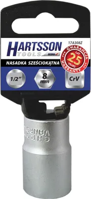 Image de DEDRA Douille 6-angle 1/2" 36 mm avec support - 17A336Z