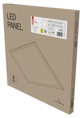 LED panel PROXO 60 x 60 cm, 40 W, 3700 lm, neutrální bílá, UGR