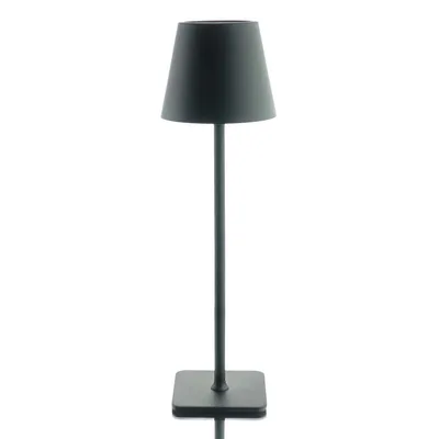 Image de Lampe de table LED Lumineo 894376 Noir Métal 17 cm Rechargeable