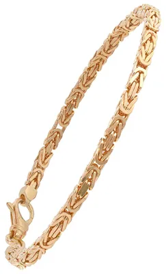 Produktbild von Goldarmband Königskette Breite 3,0 mm 21 cm massiv 750-18 Karat Gold