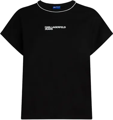 Image de Karl Lagerfeld Drapey Logo T-shirt manches courtes S Femme S