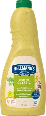 Zdjęcie produktu dla Hellmann's Dressing Vinegar Oil świeży sos sałatkowy butelka 1000ml