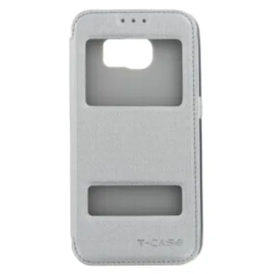 Immagine prodotto di Custodia per cellulare Flip per Samsung Galaxy S6 grigio Custodia protettiva con magnete