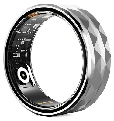 Produktbild von Smart Ring Fitness Tracker - Gesundheitsring Herzfrequenzmesser - Wasserdichter Fitnessring - Schrittzähler für Damen und Herren - LuckRing-App