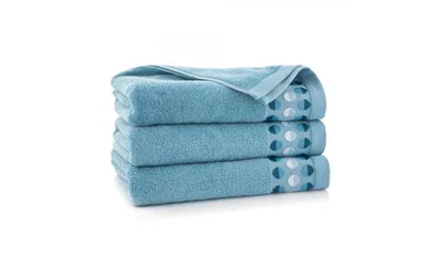Produktbild von Handtuch - 100% Baumwolle - 450 g/m2 - 70x140 cm - Extra Saugfähig - Blau - hohe Grammatur - ZEN6