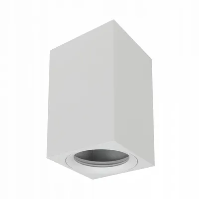 Image de Spot apparent blanc carré 1xGU10 35 W Ecolight EC79969