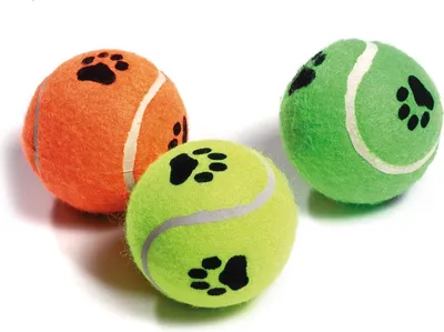 Produktbild von Karlie Tennisbälle mit Squeeker 3er Set ø: 6 cm