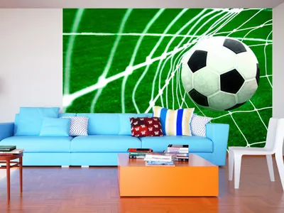 Produktbild von Vlies Fototapete Fussballstadion 400x280 cm Tapeten Wandtapete XXL Kindertapete Kinderzimmer Kinder 101102-3