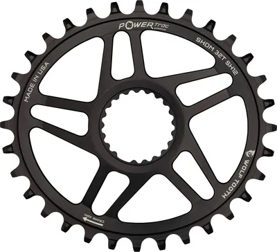 Zdjęcie produktu dla Tarcza łańcuchowa Wolf Tooth PowerTrac Elliptical Shimano Direct Mount, Boost 52 mm/Offset 3 mm, 32 t.,