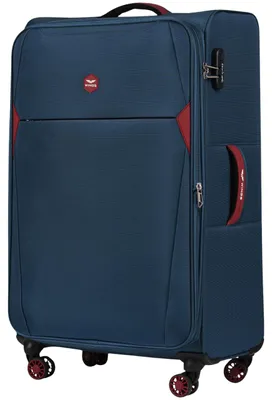 Walizka miękka duża DIPPER Wings 28" BLUE – zdjęcie produktu