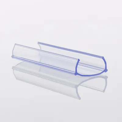 Produktbild von Befestigungsclip aus PVC für LED-Streifen Neon 7.5W/m Dimmbar 220V AC 120 LED/m Halbrund 180º Einfarbig IP67 nach Mass Schnitt a Transparent