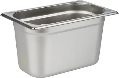 Produktbild von APS 81406 GN 1/4 Behälter, Edelstahl, 26,5 x 16,2 cm, Tiefe 150 mm, 4 Liter