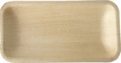 Produktbild von Tabletts, Palmblatt "pure" eckig 24 cm x 16,5 cm x 2 cm