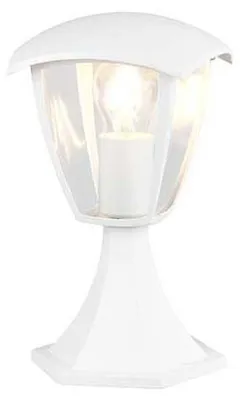 Image de Luminaire d'extérieur, aluminium, blanc, lanterne, IP44, H 30 cm