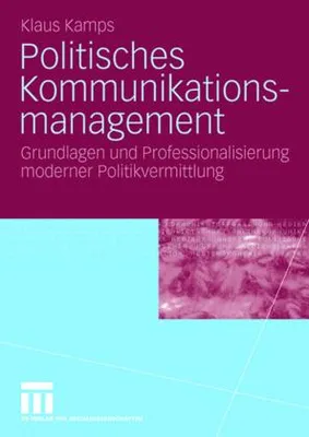 Produktbild von Politisches Kommunikationsmanagement