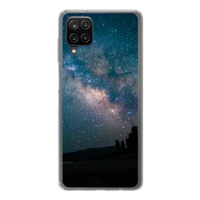 Produktbild von MuchoWow® Handyhülle Schutzhülle Hülle für Samsung Galaxy A12 Sterne - Planeten - Galaxie - Jungen - Mädchen - Kinder Silikon Softcase Handy Hülle - Bild
