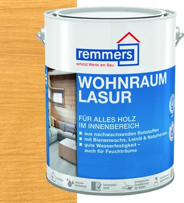 Produktbild von Remmers Wohnraum-Lasur eiche 2,5 l, Holzlasur innen
