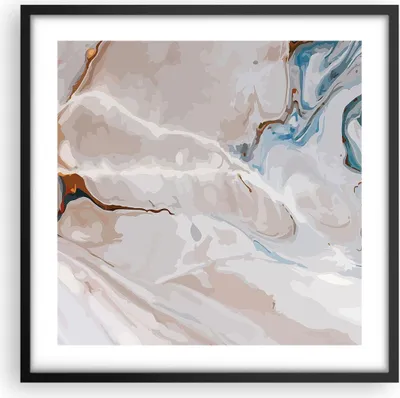 Produktbild von Gerahmtes Poster - Schwarzer Rahmen - Abstraktion modern - 50x50 cm - Wand Bild - Wanddeko - Wandbilder - Kunstposter - Wandposter - Bilderrahmen - Bilder - Kunstdruck - Wandbild - P2BAC50x50-4050