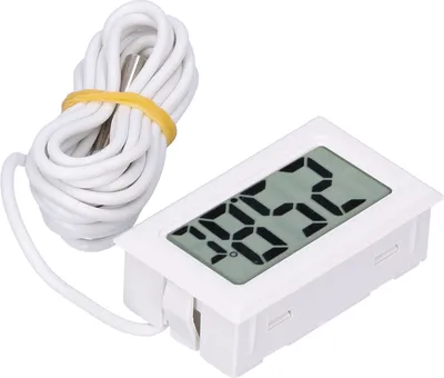 Produktbild von Digitálny teplomer Mini LCD káblový elektronický prístroj na meranie teploty FY13001White
