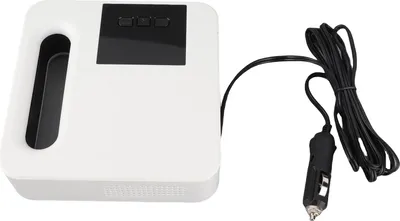 Produktbild von 12V Reifenfüller Luftkompressorpumpe Digitalanzeige Tragbares LED-Licht für Auto Weiß