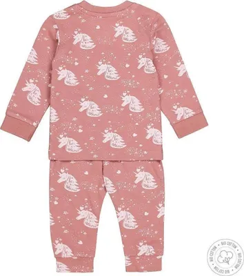 Produktbild von Dirkje Mädchen Schlafanzug Einhorn rosa 86/92