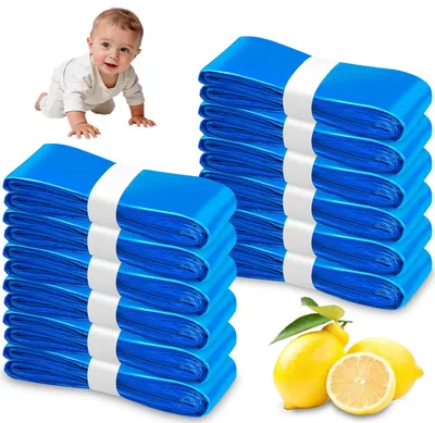 Image de Sacs de recharge pour poubelle à couches - 12 pièces - 7 couches - Antibactérien