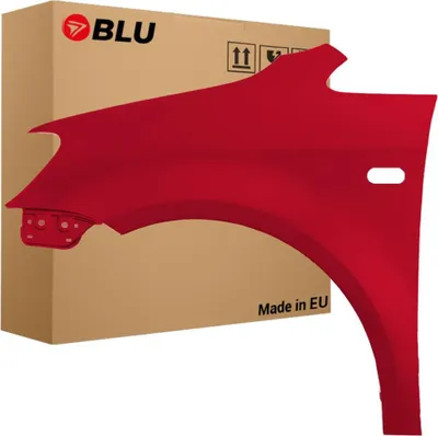 Image de BLU Aile Compatible avec VW Volkswagen Caddy III 3 2K LIFT LY3D Droite Rot TornadoRot | 2010-2015 | Avant | Peint| Prêt à Monter | Acier