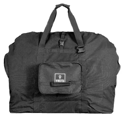 Image de Sac de voyage pliable pour vélo Vincita B132f 16 pouces, noir, taille unique