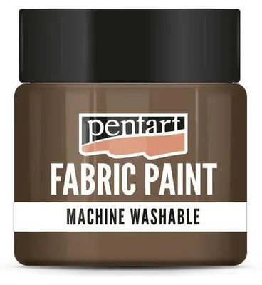 Obrázek produktu pro Pentart barva na textil 50 ml - Hnědá