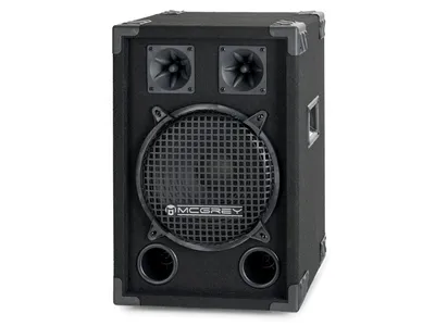 Zdjęcie produktu dla Głośnik imprezowy DJ-1022, 2-pasmowy, z subwooferem (25 cm), czarny