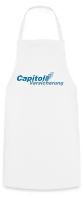 Produktbild von Spreadshirt Stromberg Logo Capitol Versicherung Kochschürze, One size, Weiß