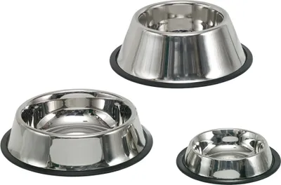 Produktbild von Nobby 72816, Hund, Edelstahl, Edelstahl, Haustier-Fütterungsschale, Einfarbig, 0,95 l
