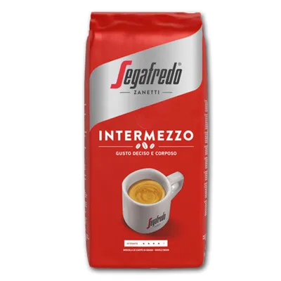 Produktbild von Segafredo Intermezzo Espresso Kaffee-Bohnen 1kg - Stark & Würzig (5er Pack)
