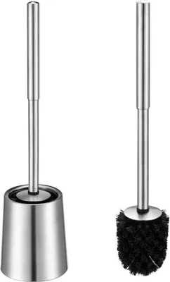 Produktbild von Edelstahl-Toilettenbürste und Halter Set silber SUS304