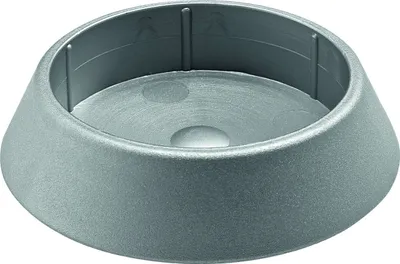 Produktbild von Hettich Fußkappe Ø60 mm silber Kunststoff, 1 Stück