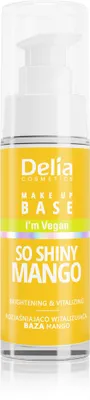 Obrázok produktu pre Delia Vegan Make Up Base Vegan Rozjasňujúca a revitalizačná báza So Shiny Mango, 30 ml