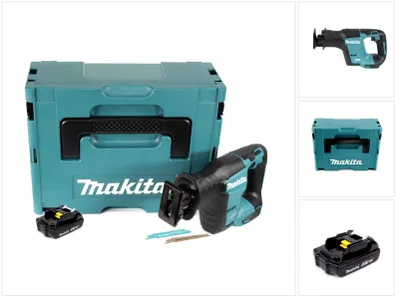 Immagine prodotto di Sega circolare a batteria Makita DJR 188 Y1J 18 V brushless in Makpac + 1x batteria 1,5 Ah - senza caricabatterie