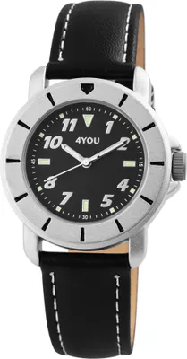 Produktbild von 4You Herrenuhr mit Kunstlederionsband