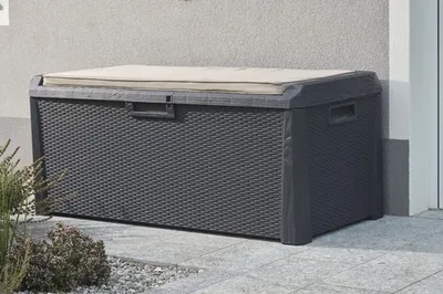 Produktbild von Toomax BAULI Santorini Plus, Anthrazit, Fest, 360 kg, 1390 x 625 x 530 mm, 2 Sitz(e), Italien
