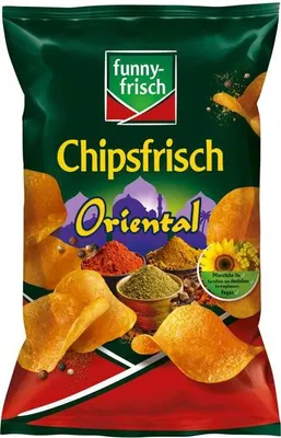 Produktbild von funny frisch Chipsfrisch Oriental vegetarisch vegan Chipstüte 150g